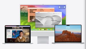 Imagem promocional do MacOS 14
